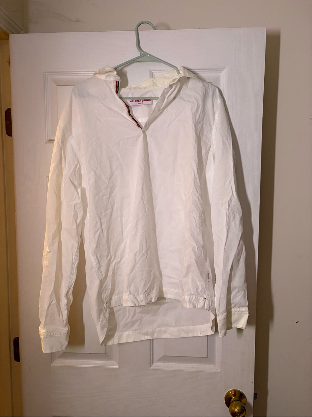 Men's White Long-Sleeve Shirt